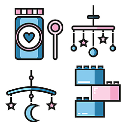 婴儿玩具icon图标