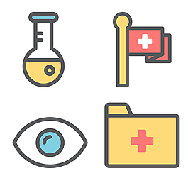 医疗工具icon图标设计