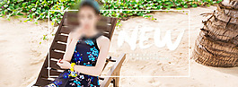 清新 简约 时尚 淘宝天猫海报服装轮播图
