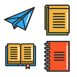 学校本子icon图标