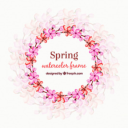 春季花边花框素材