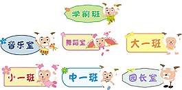 幼儿园班牌