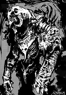恶魔直立