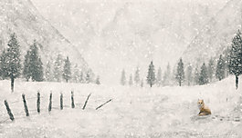 下雪天