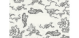 手绘三角形等创意图像PS笔刷