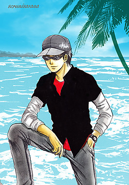 在beach2