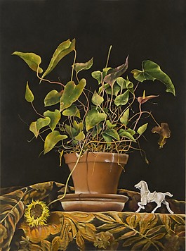 盆栽植物装饰画