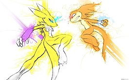 战争，renamon