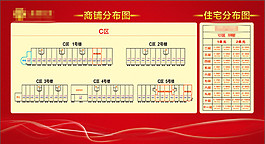 商铺住宅明细分布图设计