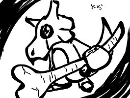 一笔cubone