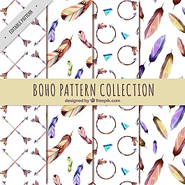 羽毛箭矢底纹花纹素材