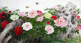 花开富贵装饰画