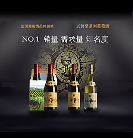 高雅葡萄酒宣传单