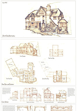 欧式建筑平面图
