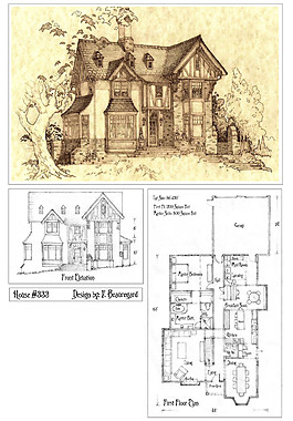 欧式建筑平面图