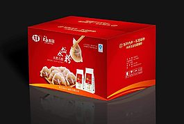 包装效果图   水饺粉包装