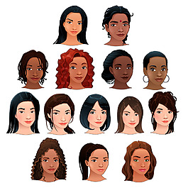 女人的头像收集