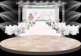 婚礼现场效果图