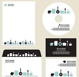 小清新图标公司vi导视系统办公文具设计