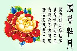 富贵牡丹装饰画