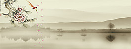 中国风banner背景