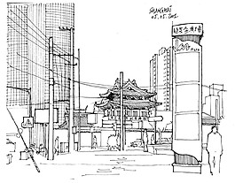 欧州街头效果图