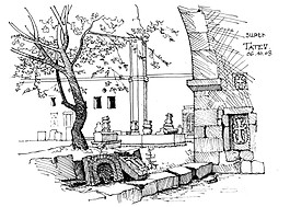 欧式建筑小院