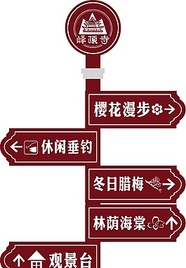 仿古路牌导向牌
