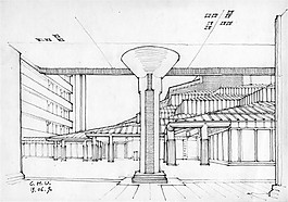 大厅建筑效果图