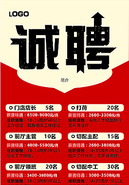 招聘展架