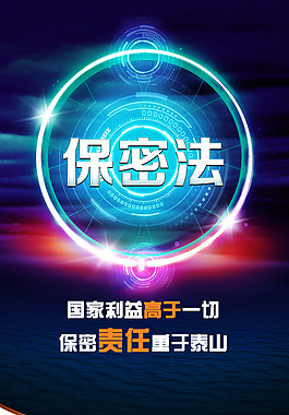 保密法海报