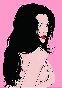 性感女人插画