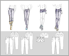 女裤设计图