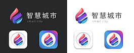 智慧城市logo设计