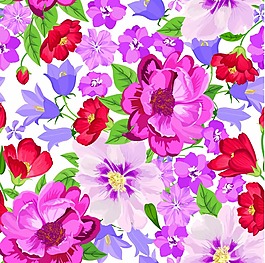 盛开的花朵背景