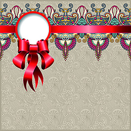 民族风蝴蝶结装饰图案源文件