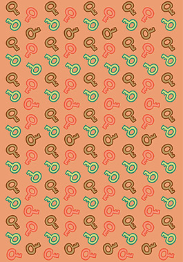 卡通钥匙元素背景