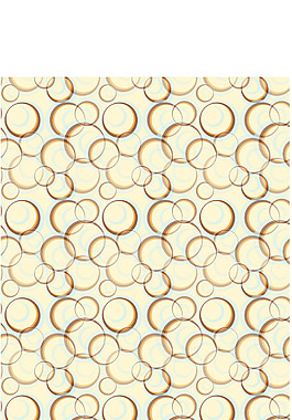 卡通气泡元素花纹