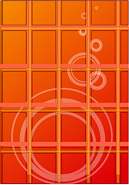 圆环抽象矢量花纹