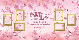 樱花喷绘海报