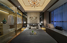 卧室装修效果图高清图片素材