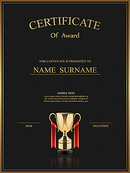 黑色高档网络授权书