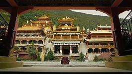 古典建筑自然风光高清视频实拍