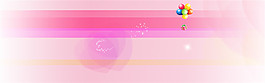 温馨粉色banner背景图