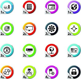 圆环按钮图标图片