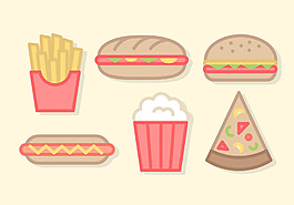 快餐食物图标