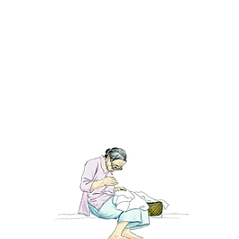 手绘母亲