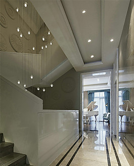 现代美式家装效果图