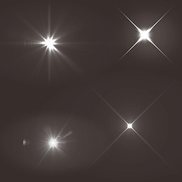 唯美几种星光效果素材