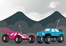 RC汽车插画